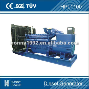 Дизельный генератор мощностью 800 кВт, HPL1100, 50 Гц